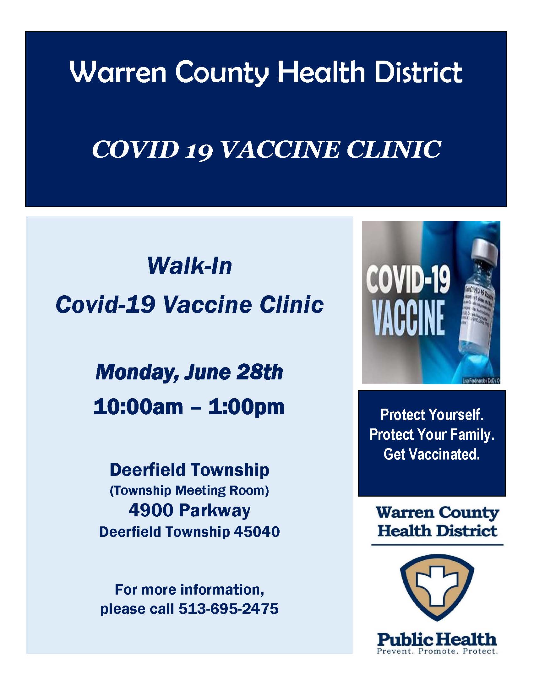 Warren County Health District COVID-19 Vaccine Clinic